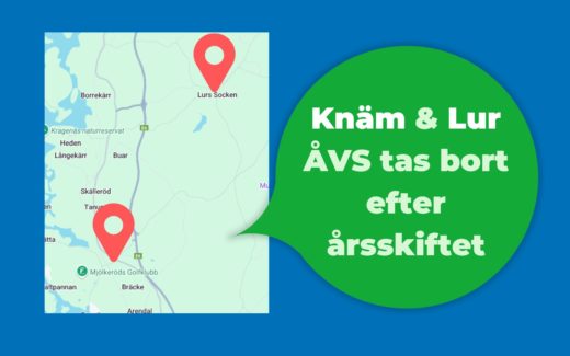 Återvinningsstationerna i Knäm och Lur tas bort